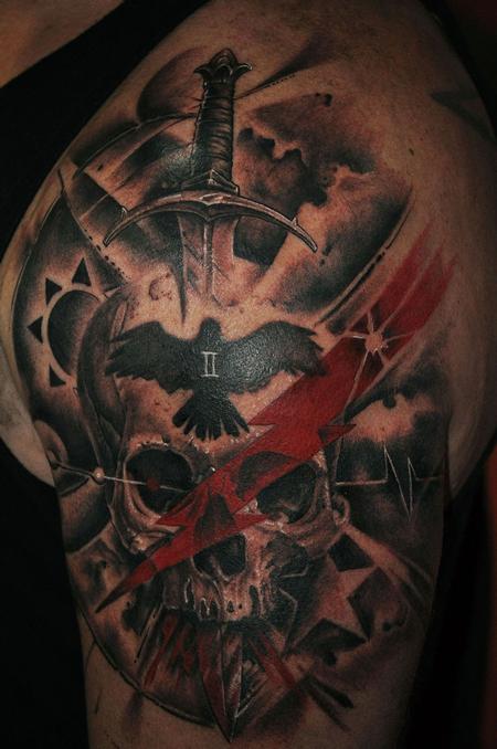 Tattoos - Special Forces Badge Tattoo - 84395